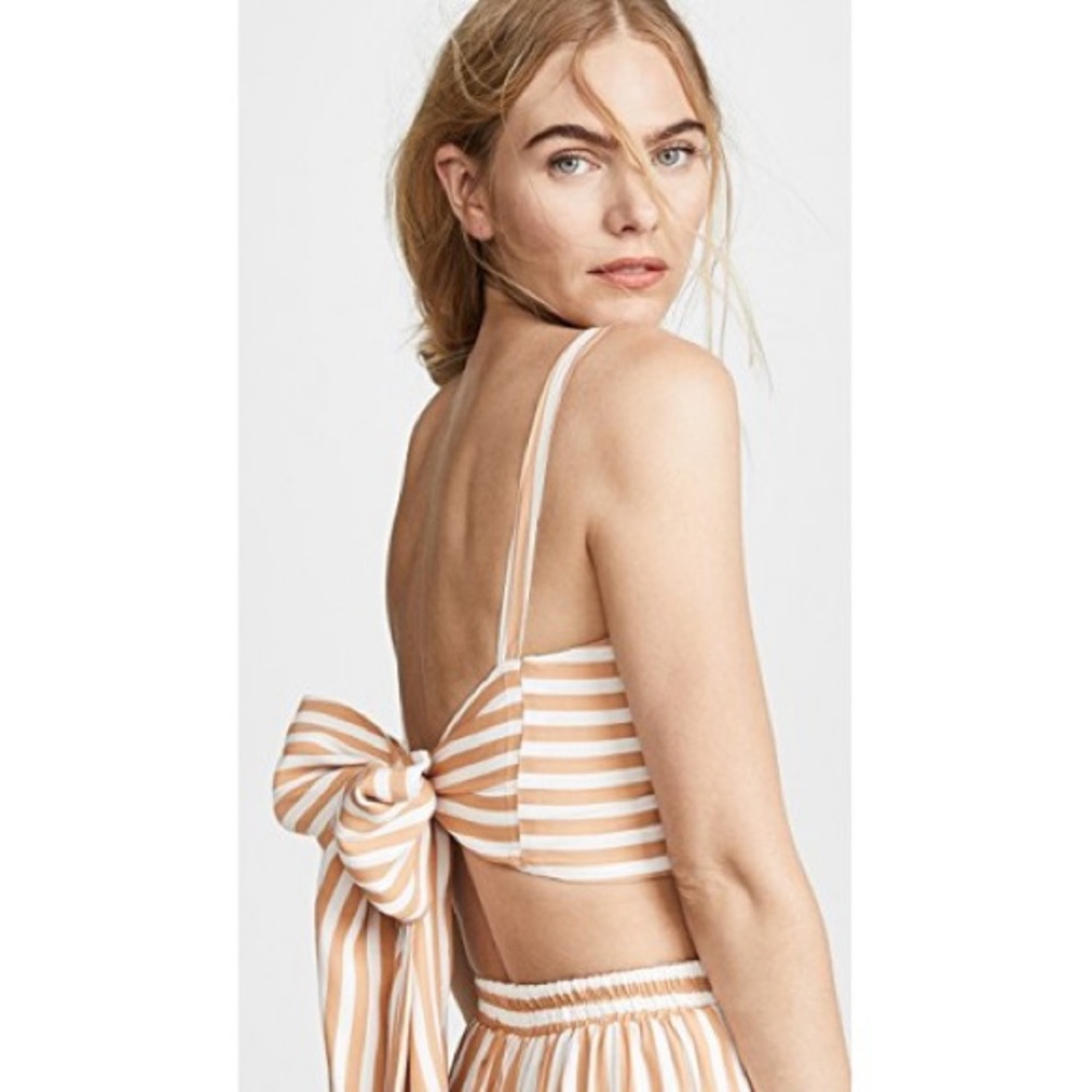 Faithfull the Brand Fortelina Top Zeus stripe NWT